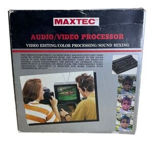 VINTAGE MAXTEC AUDIO/VIDEO PROCESSOR MODEL‎ MVP-3080 (OPEN BOX) Tested WORKS!!!